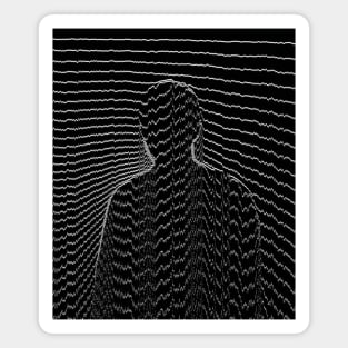 Darkly Silhouette // Dark x mysterious artwork Magnet